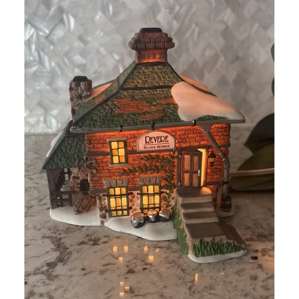 Department 56 New England Village Series Revere Silver Works Building Only